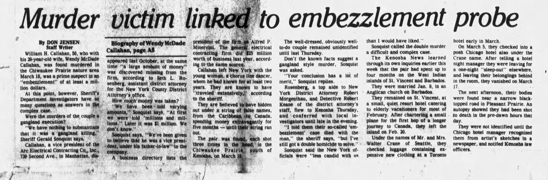 Sunday News (Kenosha, Wisconsin) · 5 Apr 1981, Sun · Page 1